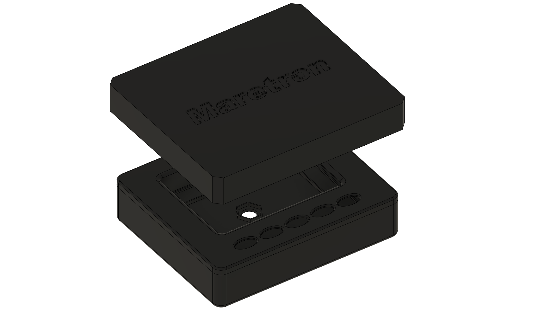 Carcasa GPS diseñada para Maretron